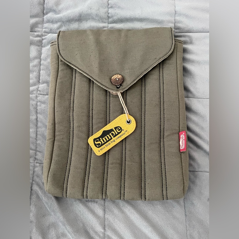 "Simple" Brand Canvas Bag Tote~NWT